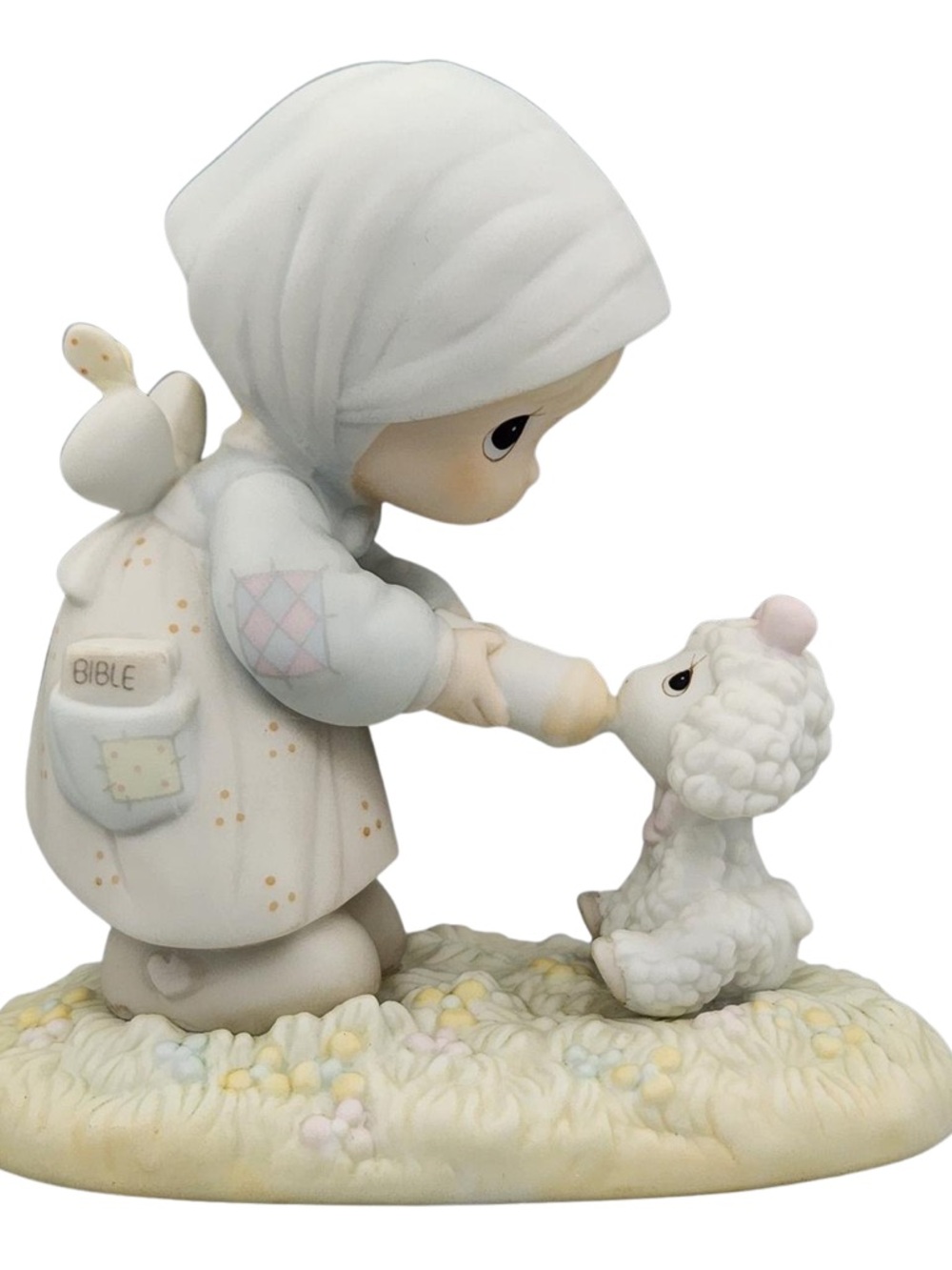 Precious Moments 1987 Figurine Feed My Sheep Collector’s Club PM-871